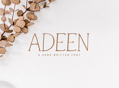 Adeen Handwritten Font unique font