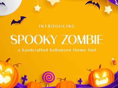 Spooky Zombie Display Font