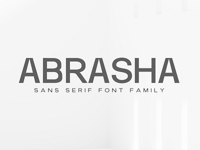 Abrasha Sans Serif Font