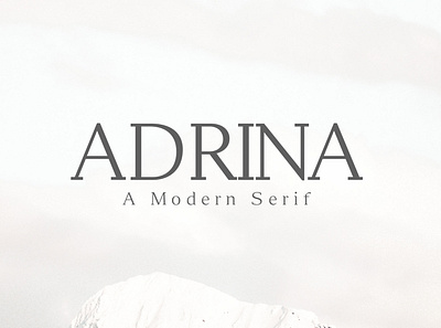Adrina Serif Font serif font support multilingual