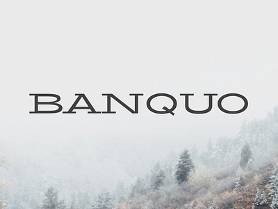 Banquo Serif Font