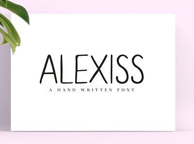 Alexiss Sans Serif Font brand identity font logo font