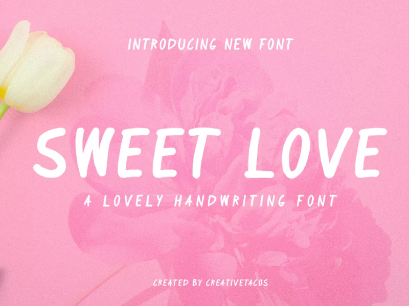 Sweet Love Free Handwriting Font By Farhan Ahmad On Dribbble