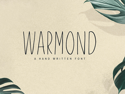 Warmond Sans Serif Font