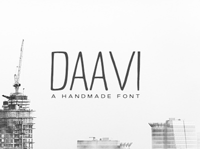 Daavi Handmade Sans Serif Font handmade sans serif font sans serif font support multilingual