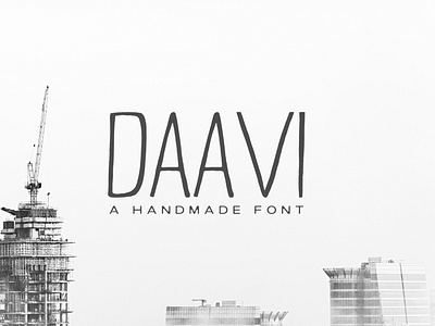 Daavi Handmade Sans Serif Font handmade sans serif font sans serif font support multilingual