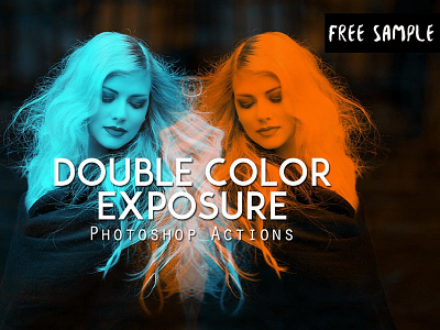 Free Double Color Exposure Actions