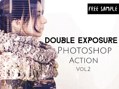 Double Exposure Photoshop Action Vol. 2