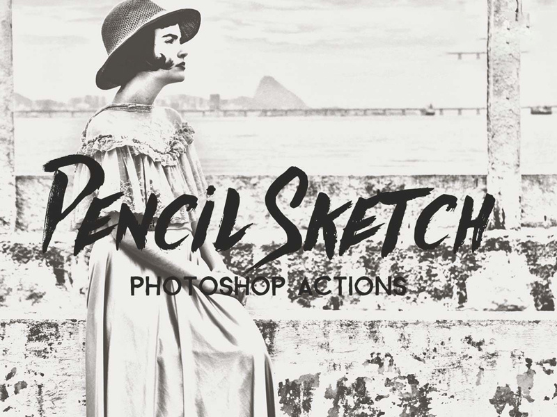 Free Pencil Sketch Photoshop Actions By Farhan Ahmad For