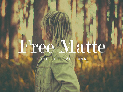 Free Matte Photoshop Actions