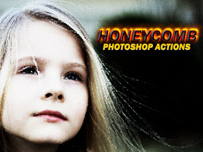 Free Honeycomb Photoshop Actions artistic actions cs3 actions free photoshop actions honey actions honeycomb phtoshop actions photoshop actions