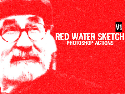 Free Red Water Sketch Photoshop Actions artistic actions artistic photoshop actions free photoshop actions photoshop actions red color actions red water photoshop actions red water sketch