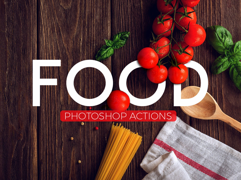 Free Food Photography Photoshop Actions by Farhan Ahmad for Team ...