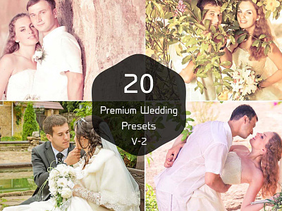 20 Free Wedding Photography Pro Presets Vol. 2