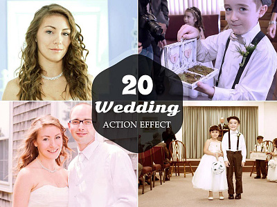 20 Free Wedding Photoshop Actions Ver. 1