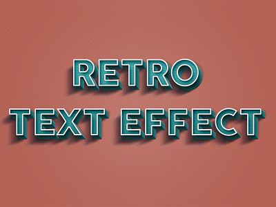 Free Retro PSD Text Effect 3d text free embled psd text free photoshop text effect free text effect psd text effect retro text effect retro typography vintage text