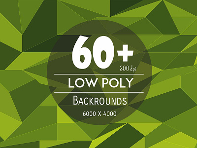 60  Low Poly Background