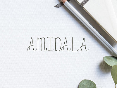 Free Amidala Handwriting Script Demo Font brush brushed charming cursive feminine font hand hand drawn ink inky marker pretty