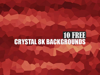 10 Free Crystal 8K Backgrounds abstract backgound mosaic pattern polygon polygonal set triangle vector wallpaper