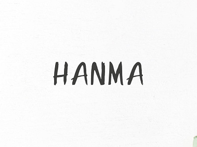 Free Hanma Brush Demo Font brush edgy font gritty handwriting handwritten romantic script soft sweet trendy wedding