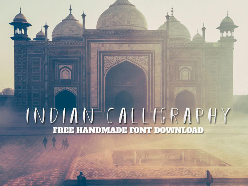 Free Indian Calligraphy Handmade Font by Farhan Ahmad for Team Account ...