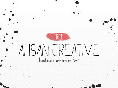 Free Ahsan Creative Lovely Sans Serif Font cute elegant fancy fonts handlettered header pretty urban wedding writing