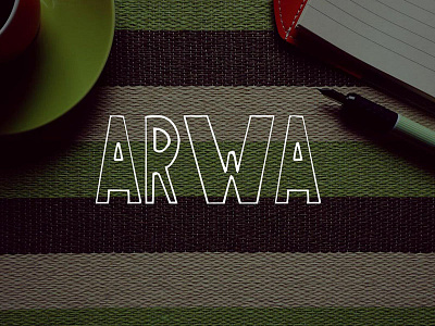 Free Arwa Handmade Display Font cute elegant fancy fonts handlettered header pretty urban wedding writing