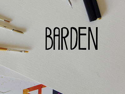 Free Barden Font cute elegant fancy fonts handlettered header pretty urban wedding writing