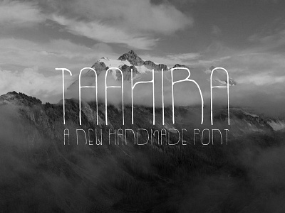 Free Taahira Handmade Typeface cute elegant fancy fonts handlettered header pretty urban wedding writing