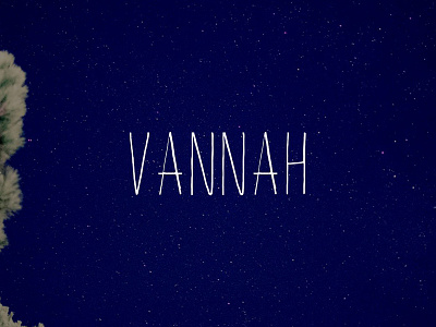 Free Vannah Handmade Font