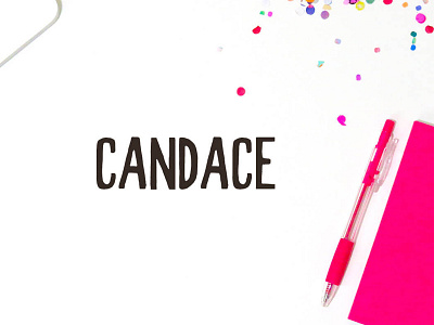 Free Candace Handwritten Demo Font