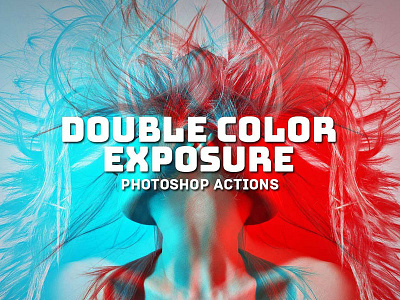 Double Color Exposure Actions abstract action art artwork beaultiful clean color digital double exposure