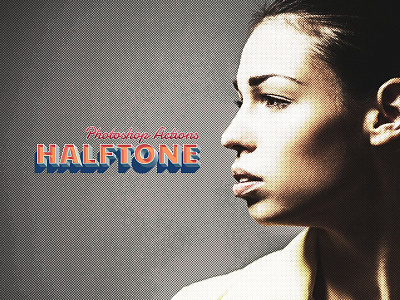 Halftone Effect Photoshop Action 1click action actions art atn effect effects engrave engraving halftone image