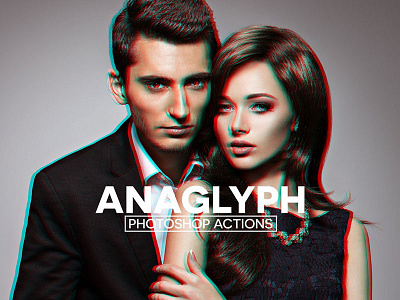 Anaglyph 3D Photoshop Actions