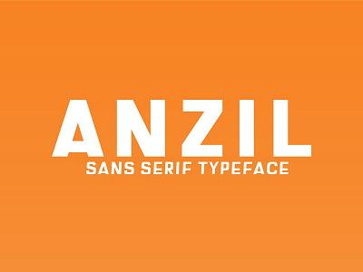 Anzil Sans Serif 5 Font Family artdeco font fresh letters minimal modern numbers simple type typeface