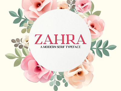 Zahra Serif 4 Font Family Pack bold chic elegant fashion headline rough serif thin title wedding