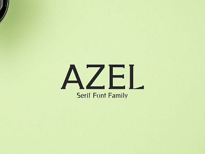 Azel Serif 4 Font Family Pack classy elegant font fonts logo love opentype regular retro text thin typeface