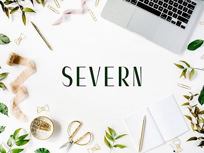 Severn Sans Serif 4 Font Family clean cool display elegant font fonts magazine modern multilingual poster text typography