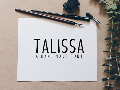 Talissa A Handmade Font