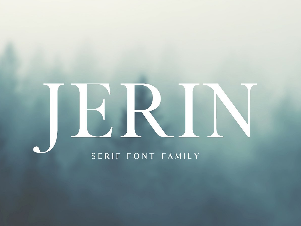 Jerin Serif Font Famiy by Farhan Ahmad on Dribbble