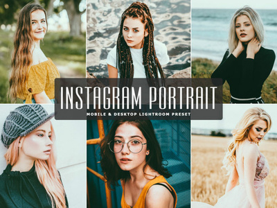 Free Instagram Portrait Mobile Desktop Lightroom Presets