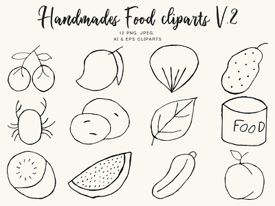Free Handmade Food Clipart Ver. 2