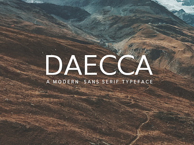Free Daecca Sans Serif Typeface