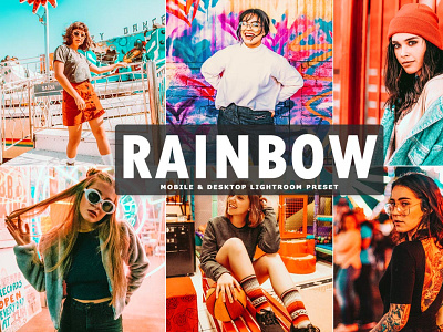 Free Rainbow Mobile & Desktop Lightroom Preset