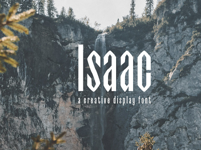 Free Isaac Display Font Family album font branding font cover font creative font display font editorial font funky font italic font lovely font lowercase magazine font modern font poster font professional font regular font strong font typography unique font uppercase wedding font