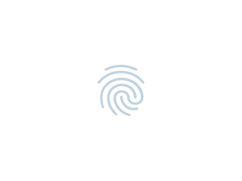 Sign Up - Fingerprint scanning after effects blue log in sign in sign up tablet ui ux web website white