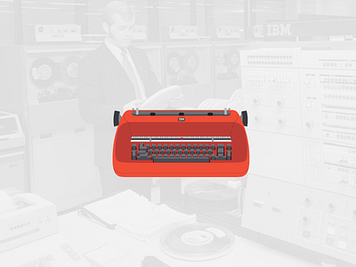 IBM's Selectric Typewriter device ibm icon icons selectric type typewriter vintage