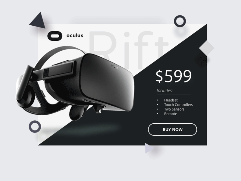 Credit Card Checkout // 002 002 buy checkout dailyui oculus