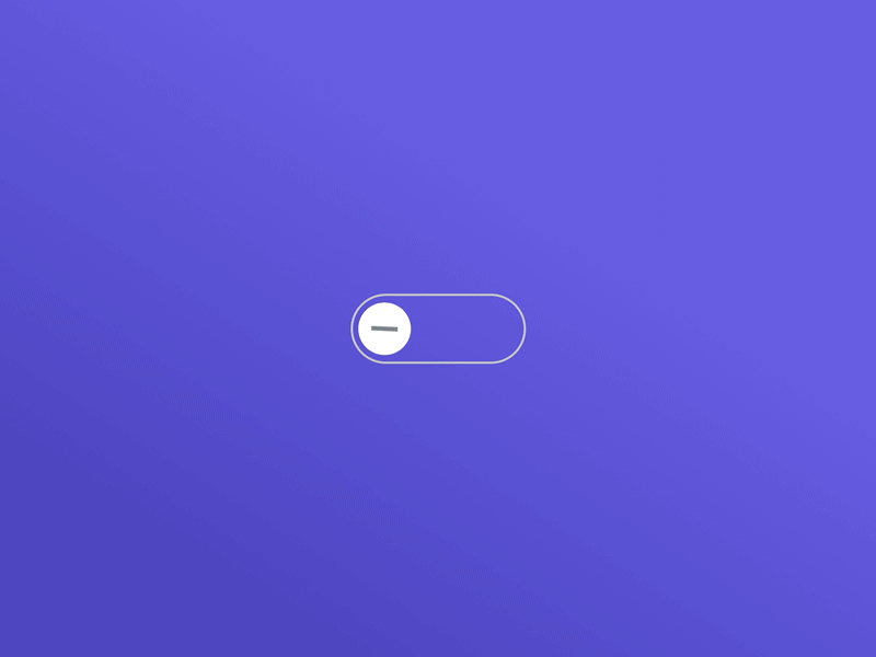 On - Off Toggle Switch // 015 015 animation daily dailyui off on switch toggle transition ui