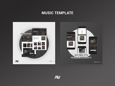 Music Template - Website Concept